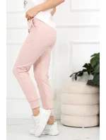 Dámské teplákové kalhoty OFF PINK