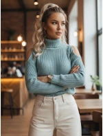 Dámský svetr zelený Dstreet model 21967054 - FashionStreet