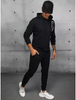 Pánské černé tepláky Dstreet AX0683 Pánské černé tepláky Dstreet AX0683