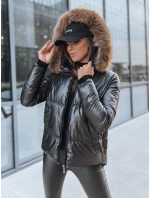Dámská prošívaná zimní bunda SPARKLE černá FashionStreet TY3953