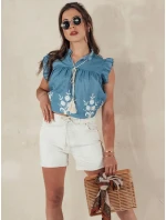 Dámské šortky BEACH beige Dstreet model 21977988 - FashionStreet