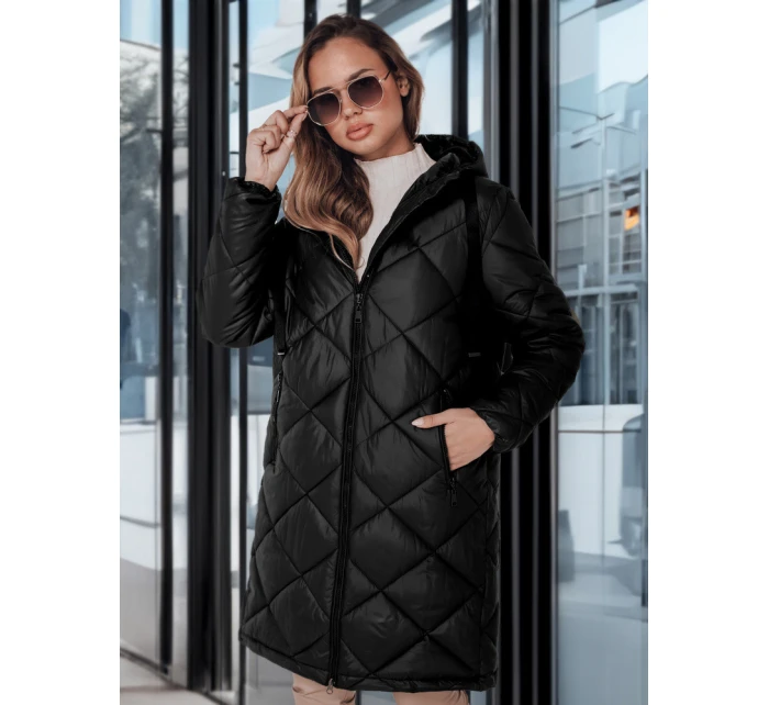 Dámská zimní bunda SNOWVIBE černá prošívaná FashionStreet TY4988