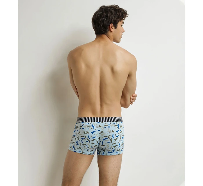 Pánské módní boxerky 3 ks model 21339558 BOXER 3x  modrá - DIM