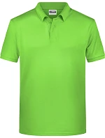 Pánské piqué polo z bio bavlny 02. lime green model 22437820 - Daiber Pánské piqué polo z bio bavlny 02. lime green model 22437820 - Daiber