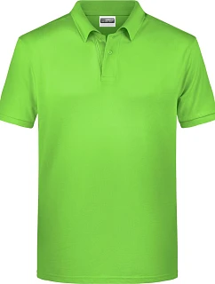 Pánské piqué polo z bio bavlny 02. lime green model 22437820 - Daiber