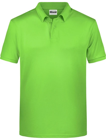 Daiber 8010 Pánské piqué polo z bio bavlny 02.8010 lime green Daiber 8010 Pánské piqué polo z bio bavlny 02.8010 lime green