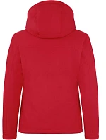 Clique Padded Hooded Softshell Women Dámská zateplená softshellová bunda s kapucí 67.0953 red Clique Padded Hooded Softshell Women Dámská zateplená softshellová bunda s kapucí 67.0953 red