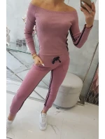 Sada s dvojitými pruhy tmavě růžová Sada s dvojitými pruhy tmavě růžová