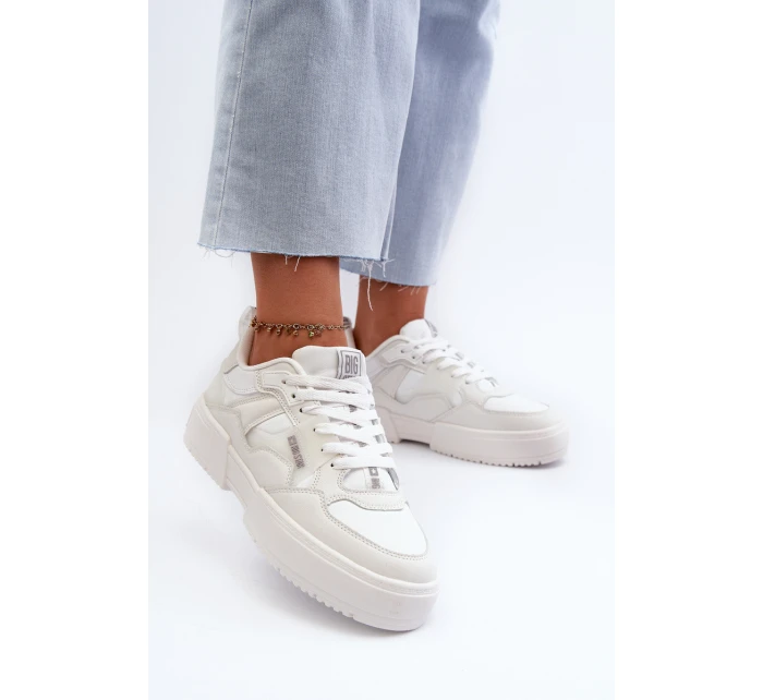 Lehké dámské tenisky Big Star NN274322 Memory Foam System Bílé