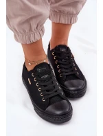 Dámské Textilní Tenisky Big Star RR274765 Černé Dámské Textilní Tenisky Big Star RR274765 Černé