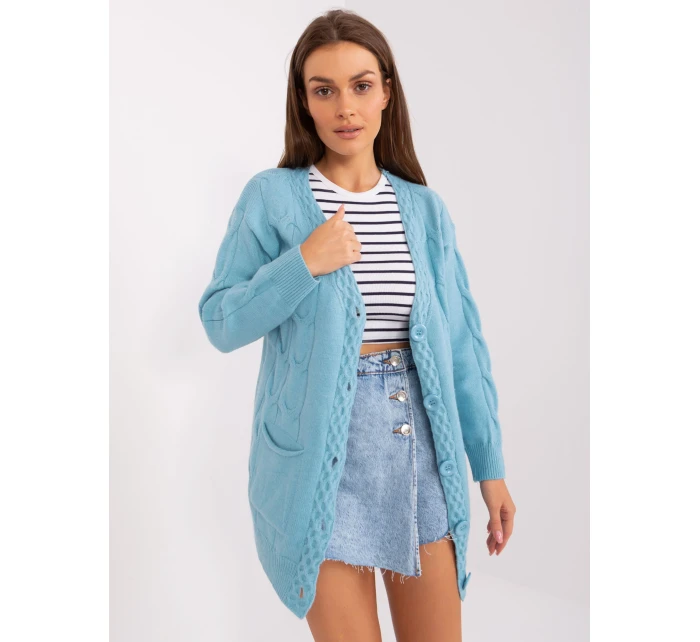 Sweter AT SW model 18884808 jasny niebieski - FPrice