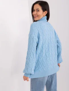 Sweter AT SW model 19034340 jasny niebieski - FPrice