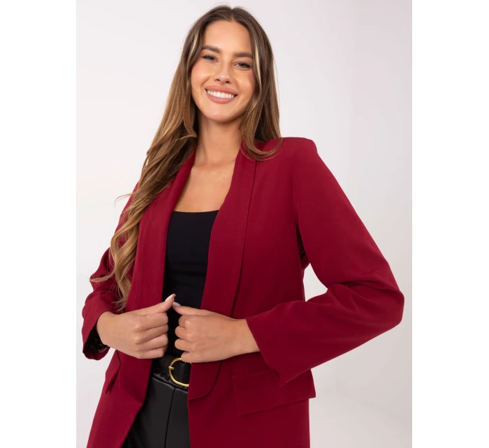 Marynarka DHJ MA  bordowy model 21421327 - FPrice