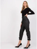 Spodnie DHJ SP model 20961819 czarny - FPrice Spodnie DHJ SP model 20961819 czarny - FPrice