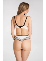 K840 BLACK & WHITE SOFT BRA