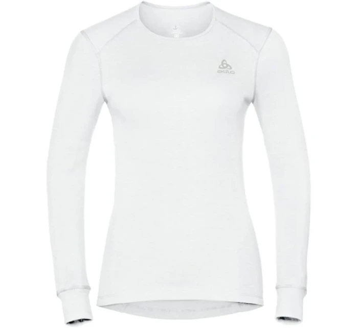 Odlo BL TOP crew neck l/s ACTIVE WARM ECO dámské tričko, velikost S White