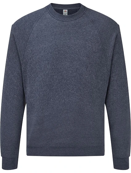 Fruit of the Loom Classic Raglan Sweat Raglánová mikina 16.2216 vintage heather navy Fruit of the Loom Classic Raglan Sweat Raglánová mikina 16.2216 vintage heather navy