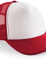 Beechfield B 645 5 panelová kšiltovka Vintage Trucker 53.0645 classic red/white