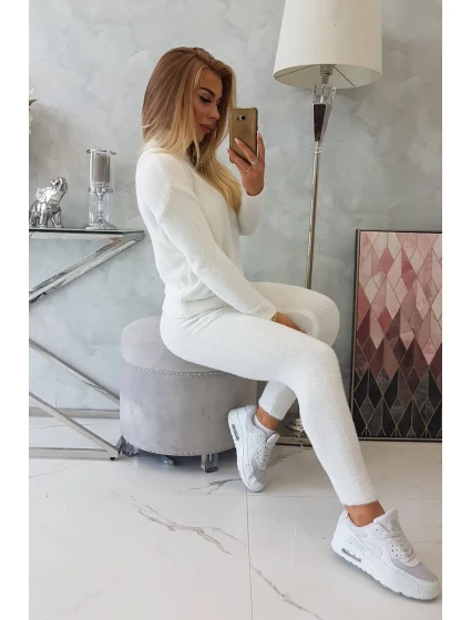 Dvoudílný svetrový set alpaka ecru Dvoudílný svetrový set alpaka ecru