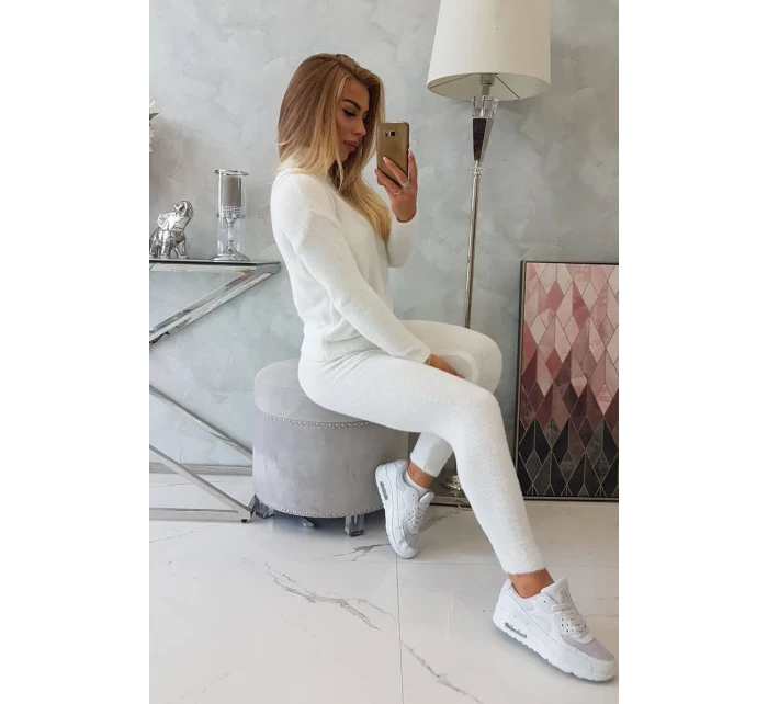 Dvoudílný svetrový set alpaka ecru Dvoudílný svetrový set alpaka ecru