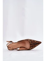 Zdobené Sandály Na  Hnědé model 21696394 - Boto