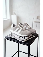 Dámské tenisky z pravé semišové šedé model 22069511 - EVENTO Dámské tenisky z pravé semišové šedé model 22069511 - EVENTO