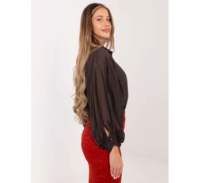 Koszula IT KS model 21782552 ciemny brązowy - FPrice