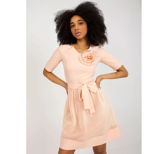 LK SK 506551 šaty.76P broskev