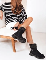Dámské zateplené boty černé FashionStreet ZY1227