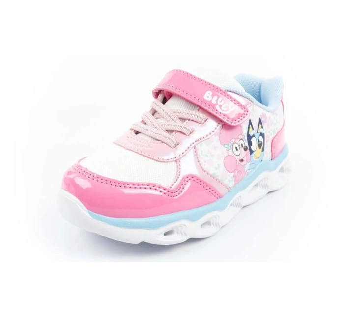 model 21736617 dětské sportovní tenisky lehké na suchý zip LED - Leomil