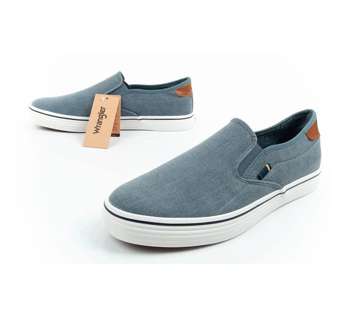 Pánská sportovní obuv Wrangler Calypso trainers Slip-On blue
