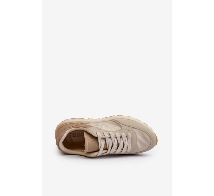 Pánské tenisky Big Star NN174067 Memory Foam System Beige Pánské tenisky Big Star NN174067 Memory Foam System Beige