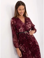 Sukienka IT SK  bordowy model 21488908 - FPrice