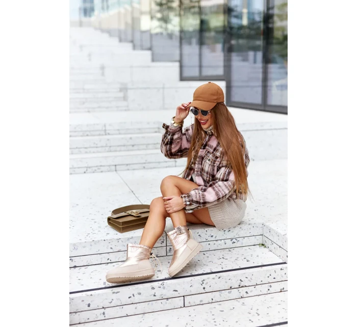 Women's Snow Boots Big Star II274121 Beige