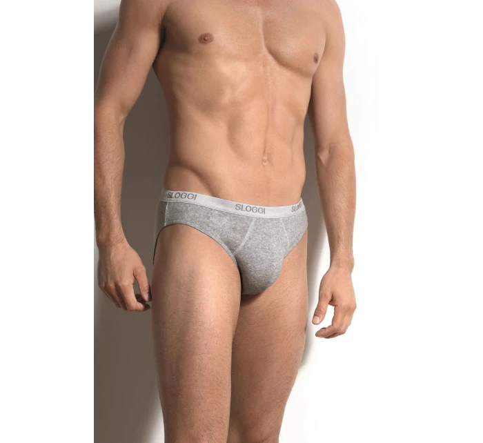 Pánské slipy Basic mini grey - Sloggi