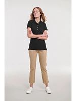 Dámské elastické piqué polo 10. convoy grey model 22473807 - Russell Athletic Dámské elastické piqué polo 10. convoy grey model 22473807 - Russell Athletic