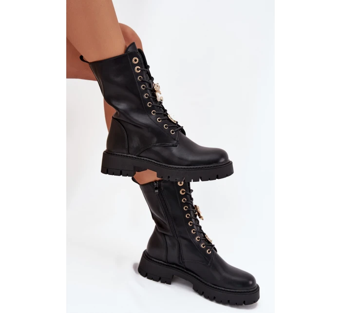 Dámské Botky Worker S Zateplené Černé model 21706817 - Boto Dámské Botky Worker S Zateplené Černé model 21706817 - Boto