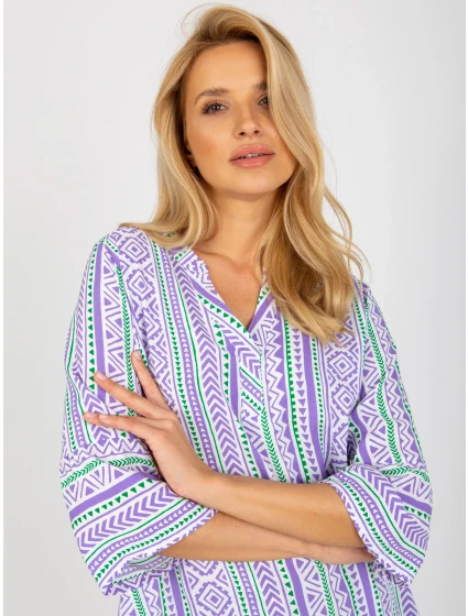 Dámská halenka D73771M11062C fialová - FPrice