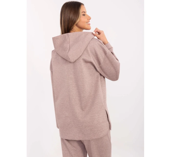 Bluza DHJ BL model 20857350 ciemny bezowy - FPrice Bluza DHJ BL model 20857350 ciemny bezowy - FPrice