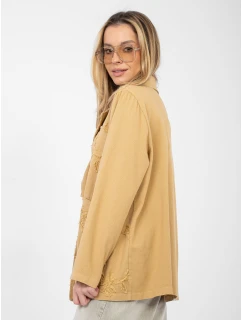 Marynarka IT MA model 21934268 camelowy - FPrice