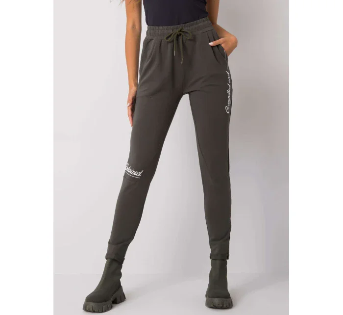 Tepláky RV DR 7076.21 tmavá khaki