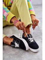 Dámské látkové tenisky Big Star KK274019 Černá Dámské látkové tenisky Big Star KK274019 Černá