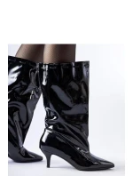 Boty na podpatku model 204743 Solea Boty na podpatku model 204743 Solea