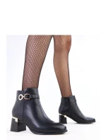 Boty na podpatku model 218814 Solea Boty na podpatku model 218814 Solea