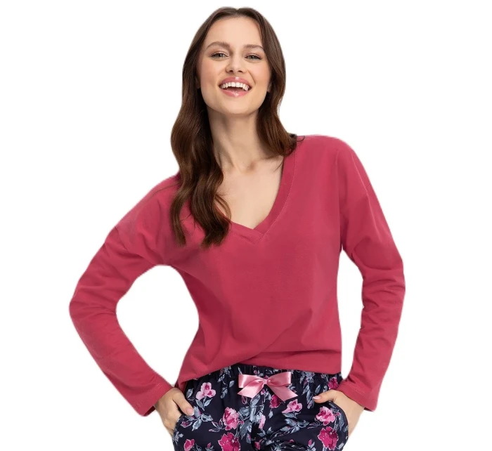Pyžamo Luna 614 dlouhé/r M-2XL Z24 dámské