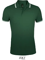 SOL'S Pasadena Men Pánské piqué polo 25.0577 forest green/white