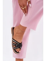 Dámské Ploché Sandály S Pásky Černé model 21689719 - Boto Dámské Ploché Sandály S Pásky Černé model 21689719 - Boto