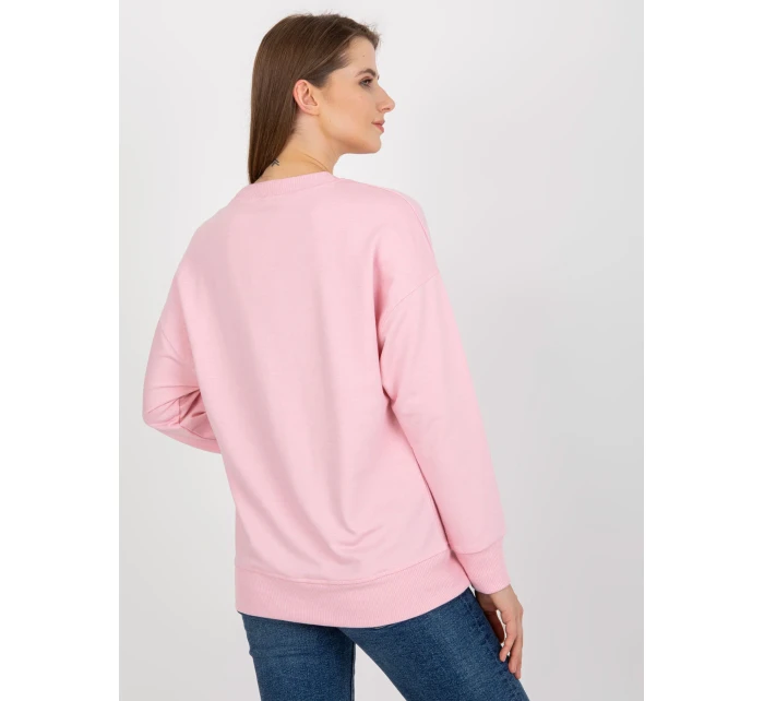 Dámská halenka MA BL  světle růžová  model 18284008 - FPrice