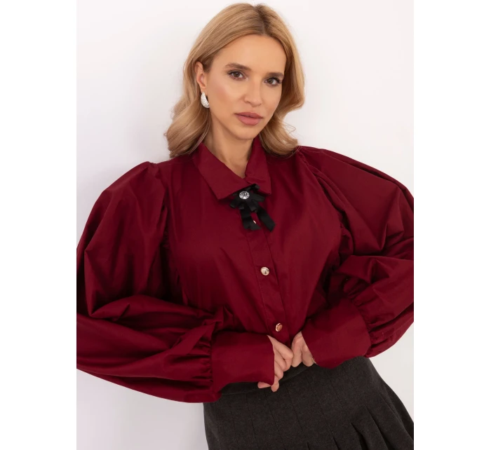 MI KS košile model 20758515 kaštanová - FPrice