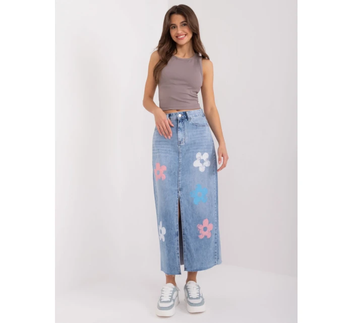 Spódnica NM SD model 19639155 niebieski - FPrice